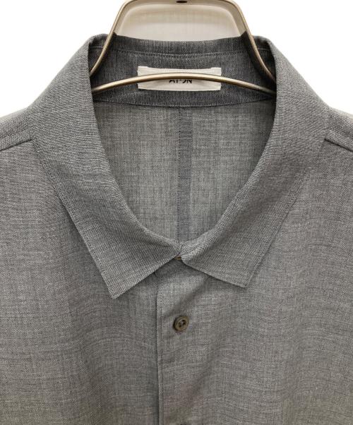 ATON（エイトン）ATON (エイトン) 26SS TWIST WOOL GAUZE | ハーフスリーブシャツ/BLAGLM6932 グレー サイズ:04の古着・服飾アイテム