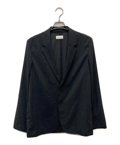 ATON（エイトン）ATON (エイトン) TWIST WOOL GAUZE | テーラードジャケット/JKAGLM6932 グレー サイズ:04の古着・服飾アイテム
