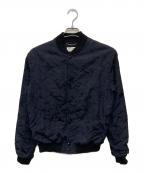 Saint Laurent Parisサンローランパリ）の古着「カモフラボンバージャケット/458626 Y008P」｜ネイビー