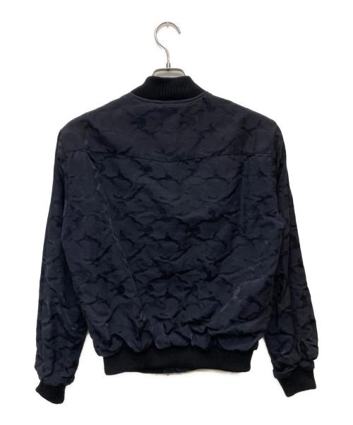 Saint Laurent Paris（サンローランパリ）Saint Laurent Paris (サンローランパリ) カモフラボンバージャケット/458626 Y008P ネイビー サイズ:46の古着・服飾アイテム