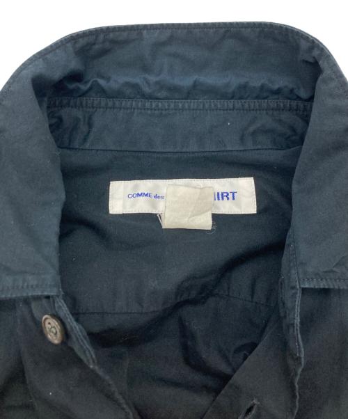 COMME des GARCONS SHIRT（コムデギャルソンシャツ）COMME des GARCONS SHIRT (コムデギャルソンシャツ) パッチポケットシャツ ブラック サイズ:ＸＳの古着・服飾アイテム