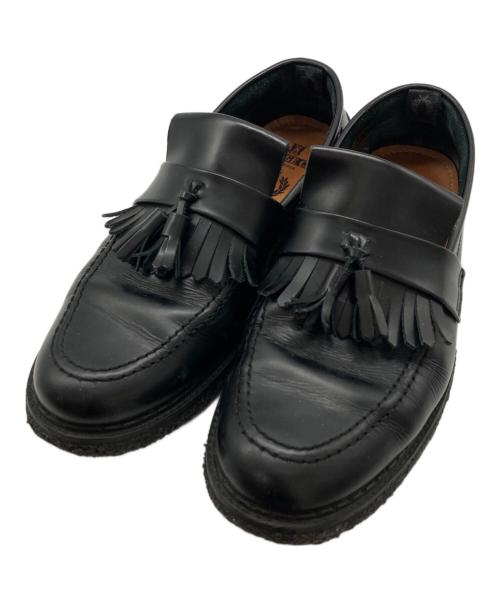 GEORGE COX（ジョージコックス）GEORGE COX (ジョージコックス) FRED PERRY (フレッドペリー) タッセルローファー ブラック サイズ:8の古着・服飾アイテム
