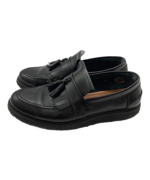 GEORGE COX（ジョージコックス）GEORGE COX (ジョージコックス) FRED PERRY (フレッドペリー) タッセルローファー ブラック サイズ:8の古着・服飾アイテム