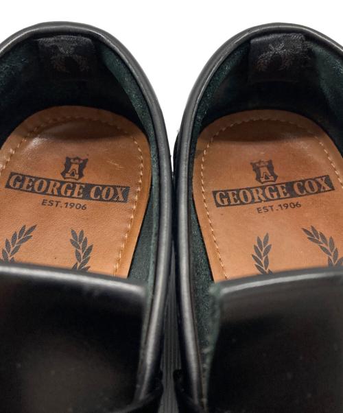 GEORGE COX（ジョージコックス）GEORGE COX (ジョージコックス) FRED PERRY (フレッドペリー) タッセルローファー ブラック サイズ:8の古着・服飾アイテム