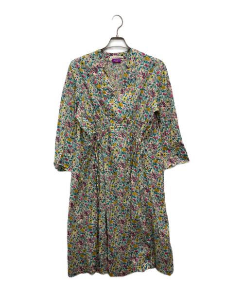 ne quittez pas（ヌキテパ）ne quittez pas (ヌキテパ) Liberty Print Waist String Dress/010441ZY5 マルチカラー サイズ:Ｍの古着・服飾アイテム