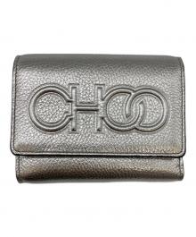 JIMMY CHOO（ジミーチュウ）の古着「3つ折り財布」｜シルバー