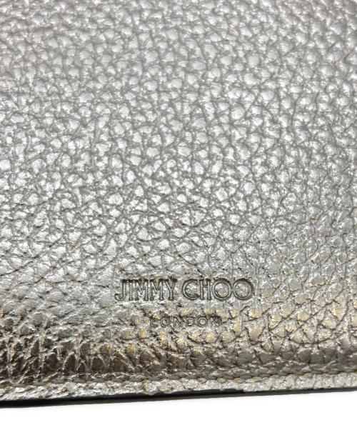 JIMMY CHOO（ジミーチュウ）JIMMY CHOO (ジミーチュウ) 3つ折り財布 シルバーの古着・服飾アイテム