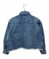 upper hights (アッパーハイツ) クロップドデニムシャツ スカイブルー：8000円