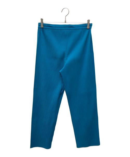 me ISSEY MIYAKE（ミーイッセイ ミヤケ）me ISSEY MIYAKE (ミーイッセイ ミヤケ) プリーツイージーパンツ ターコイズブルー サイズ:FREEの古着・服飾アイテム