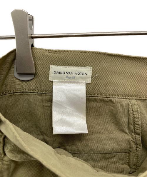 DRIES VAN NOTEN（ドリスヴァンノッテン）DRIES VAN NOTEN (ドリスヴァンノッテン) コットンワイドパンツ ベージュ サイズ:48の古着・服飾アイテム