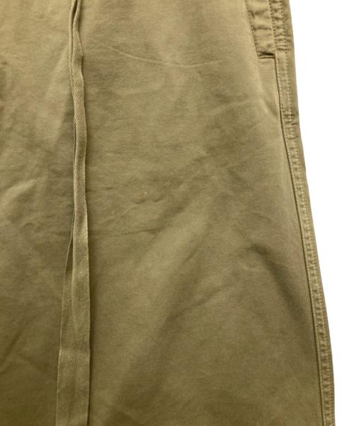 DRIES VAN NOTEN（ドリスヴァンノッテン）DRIES VAN NOTEN (ドリスヴァンノッテン) コットンワイドパンツ ベージュ サイズ:48の古着・服飾アイテム