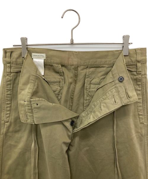 DRIES VAN NOTEN（ドリスヴァンノッテン）DRIES VAN NOTEN (ドリスヴァンノッテン) コットンワイドパンツ ベージュ サイズ:48の古着・服飾アイテム