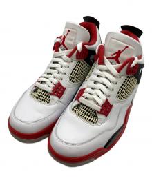NIKE（ナイキ）の古着「Air Jordan 4 Retro OG "Fire Red"」｜レッド×ホワイト
