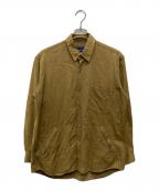 COMME des GARCONSコムデギャルソン）の古着「90'sチノクロスシャツジャケット/KX-459030」｜ブラウン