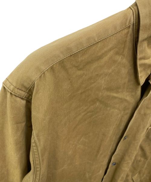 COMME des GARCONS（コムデギャルソン）COMME des GARCONS (コムデギャルソン) 90'sチノクロスシャツジャケット/KX-459030 ブラウン サイズ:FREEの古着・服飾アイテム