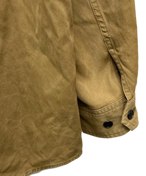 COMME des GARCONS（コムデギャルソン）COMME des GARCONS (コムデギャルソン) 90'sチノクロスシャツジャケット/KX-459030 ブラウン サイズ:FREEの古着・服飾アイテム
