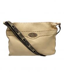 FENDI（フェンディ）の古着「セレリアショルダーバッグ/8BT093」｜ベージュ