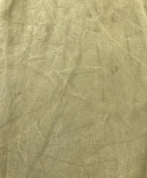 ISSEY MIYAKE MEN（イッセイミヤケメン）ISSEY MIYAKE MEN (イッセイミヤケメン) ドレープベルテッドパンツ グリーン サイズ:3の古着・服飾アイテム