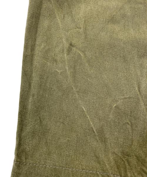 ISSEY MIYAKE MEN（イッセイミヤケメン）ISSEY MIYAKE MEN (イッセイミヤケメン) ドレープベルテッドパンツ グリーン サイズ:3の古着・服飾アイテム