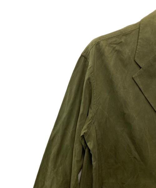 ISSEY MIYAKE MEN（イッセイミヤケメン）ISSEY MIYAKE MEN (イッセイミヤケメン) ドレープイージージャケット グリーン サイズ:3の古着・服飾アイテム