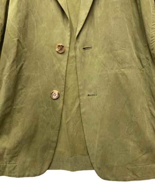 ISSEY MIYAKE MEN（イッセイミヤケメン）ISSEY MIYAKE MEN (イッセイミヤケメン) ドレープイージージャケット グリーン サイズ:3の古着・服飾アイテム