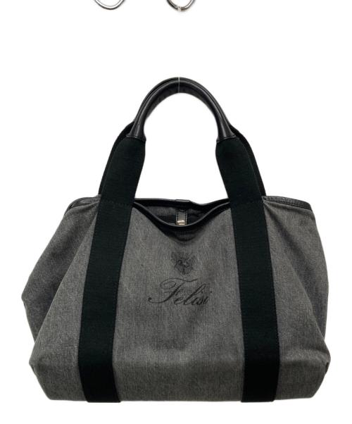Felisi（フェリージ）Felisi (フェリージ) ハンドバッグ グレーの古着・服飾アイテム