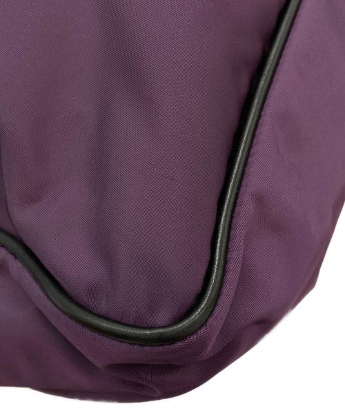 Felisi（フェリージ）Felisi (フェリージ) ナイロン×レザーブリーフバッグ/14-26 パープルの古着・服飾アイテム