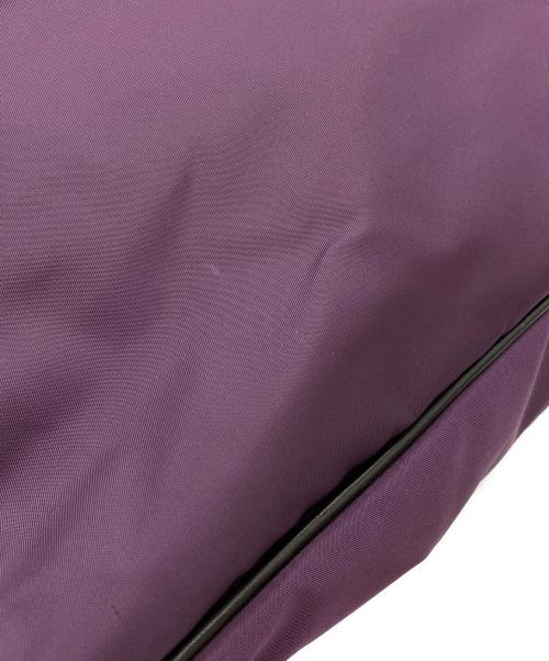 Felisi（フェリージ）Felisi (フェリージ) ナイロン×レザーブリーフバッグ/14-26 パープルの古着・服飾アイテム