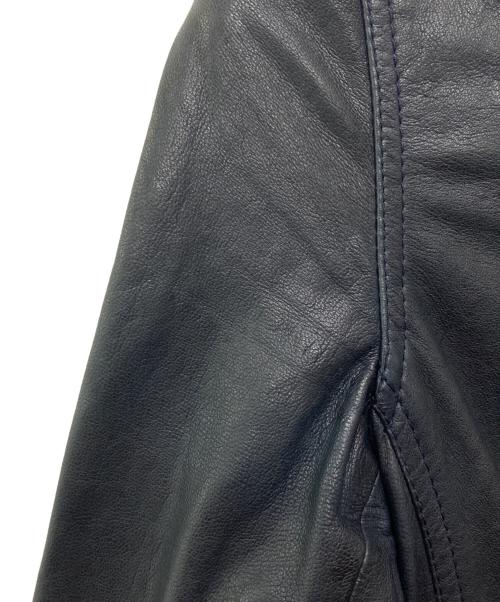 3.1 phillip lim（スリーワンフィリップリム）3.1 phillip lim (スリーワンフィリップリム) フリルレザーライダースジャケット ブラック サイズ:2の古着・服飾アイテム