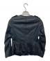 3.1 phillip lim (スリーワンフィリップリム) フリルレザーライダースジャケット ブラック サイズ:2：12000円