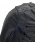 中古・古着 3.1 phillip lim (スリーワンフィリップリム) フリルレザーライダースジャケット ブラック サイズ:2：12000円