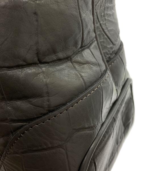 PELLE MORBIDA（ペッレモルビダ）PELLE MORBIDA (ペッレモルビダ) フラップトートバッグ/PMO-MB055AELE グレーの古着・服飾アイテム
