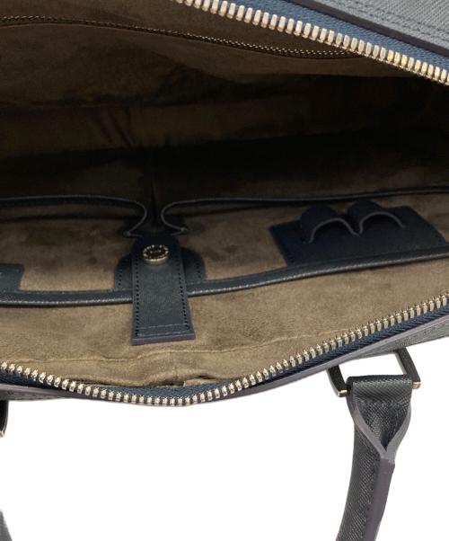 PELLE MORBIDA（ペッレモルビダ）PELLE MORBIDA (ペッレモルビダ) Capitanoスリムブリーフバッグ/PMO-CA018 ネイビーの古着・服飾アイテム