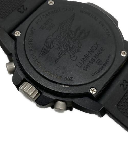 LUMINOX（ルミノックス）LUMINOX (ルミノックス) NAVY SEAL COLORMARK CHRONOGRAPH/3080 ブラック×オレンジの古着・服飾アイテム