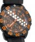 中古・古着 LUMINOX (ルミノックス) NAVY SEAL COLORMARK CHRONOGRAPH/3080 ブラック×オレンジ：18000円