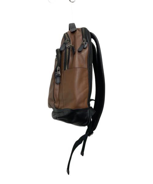COACH（コーチ）COACH (コーチ) レザーリュック ブラウンの古着・服飾アイテム
