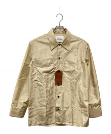 中古・古着通販】JIL SANDER (ジルサンダー) レザーパッチロングシャツ