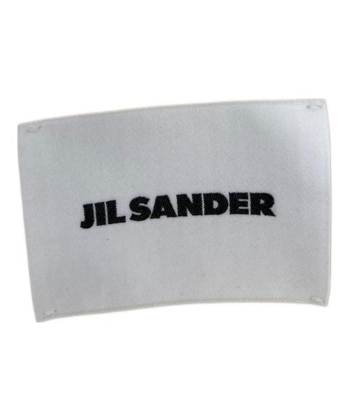 JIL SANDER（ジルサンダー）JIL SANDER (ジルサンダー) レザーパッチロングシャツ ベージュ サイズ:38の古着・服飾アイテム