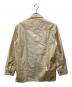 JIL SANDER (ジルサンダー) レザーパッチロングシャツ ベージュ サイズ:38：23000円