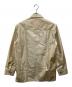 JIL SANDER (ジルサンダー) レザーパッチロングシャツ ベージュ サイズ:38：25000円