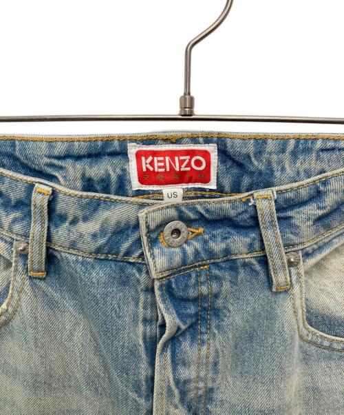 KENZO（ケンゾー）KENZO (ケンゾー) Stone Bleach Denim Slim Jeans Bara インディゴ サイズ:US31の古着・服飾アイテム