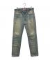 KENZO（ケンゾー）の古着「Stone Bleach Denim Slim Jeans Bara」｜インディゴ