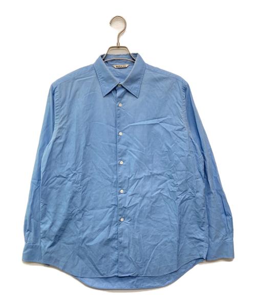 AURALEE（オーラリー）AURALEE (オーラリー) WASHED FINX TWILL SHIRT ブルー サイズ:3の古着・服飾アイテム