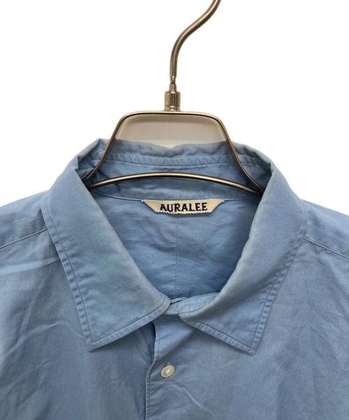 AURALEE（オーラリー）AURALEE (オーラリー) WASHED FINX TWILL SHIRT ブルー サイズ:3の古着・服飾アイテム