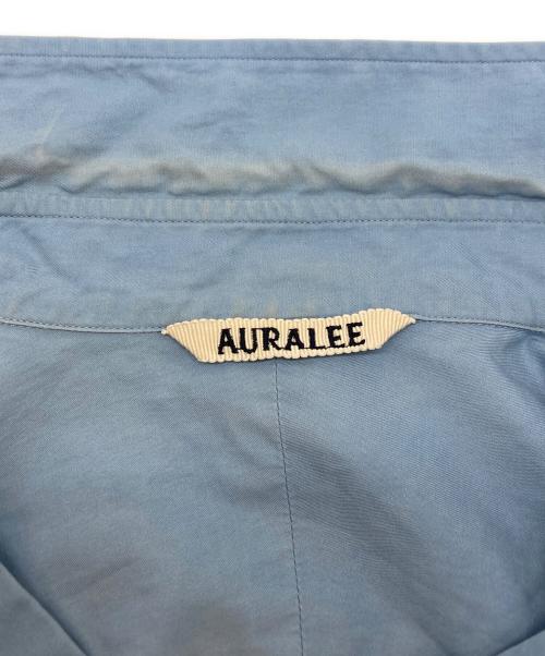 AURALEE（オーラリー）AURALEE (オーラリー) WASHED FINX TWILL SHIRT ブルー サイズ:3の古着・服飾アイテム