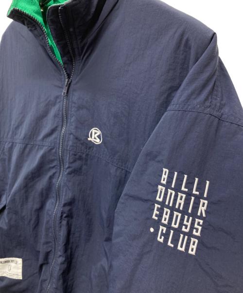 BILLIONAIRE BOYS CLUB（ビリオネアボーイズクラブ）BILLIONAIRE BOYS CLUB (ビリオネアボーイズクラブ) EMBROIDERED LOGO FLEECE JACKET ネイビー サイズ:xlの古着・服飾アイテム