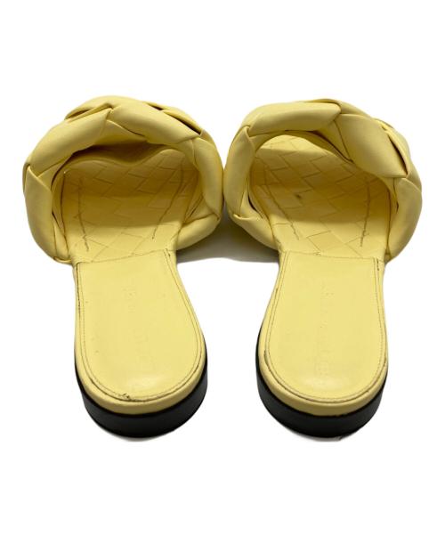 BOTTEGA VENETA（ボッテガベネタ）BOTTEGA VENETA (ボッテガベネタ) FLAT LIDO BV SANDALS イエロー サイズ:35の古着・服飾アイテム