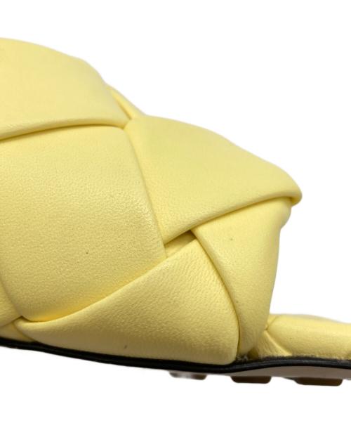 BOTTEGA VENETA（ボッテガベネタ）BOTTEGA VENETA (ボッテガベネタ) FLAT LIDO BV SANDALS イエロー サイズ:35の古着・服飾アイテム