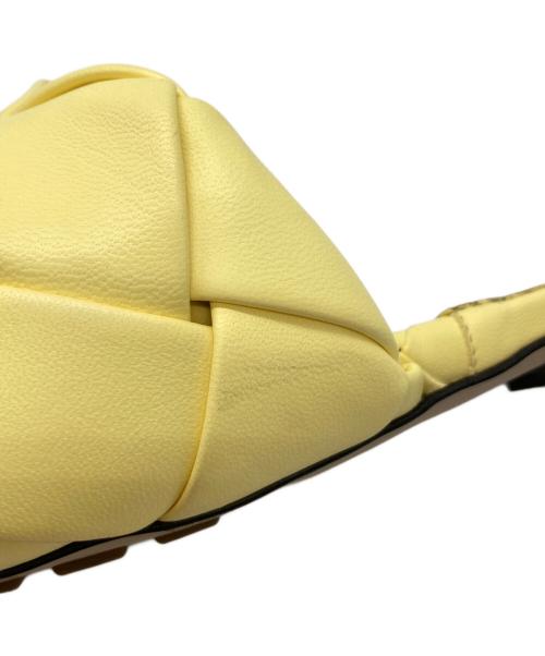 BOTTEGA VENETA（ボッテガベネタ）BOTTEGA VENETA (ボッテガベネタ) FLAT LIDO BV SANDALS イエロー サイズ:35の古着・服飾アイテム