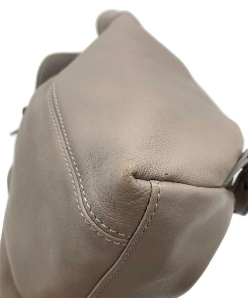 LONGCHAMP（ロンシャン）LONGCHAMP (ロンシャン) ル・プリアージュ キュイールレザーリュック ベージュの古着・服飾アイテム